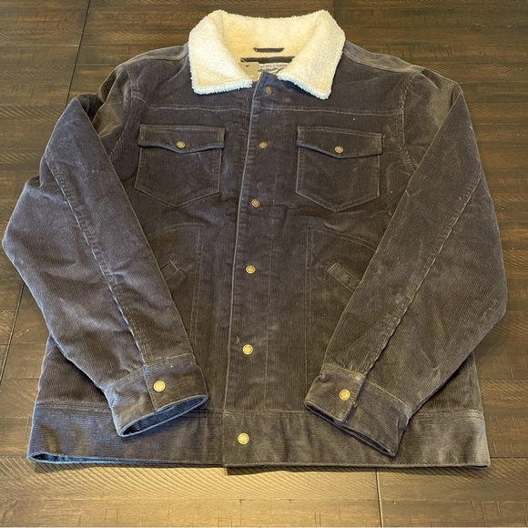 Jachs Other - JACHS NY Sherpa Lined Corduroy Trucker Jacket
